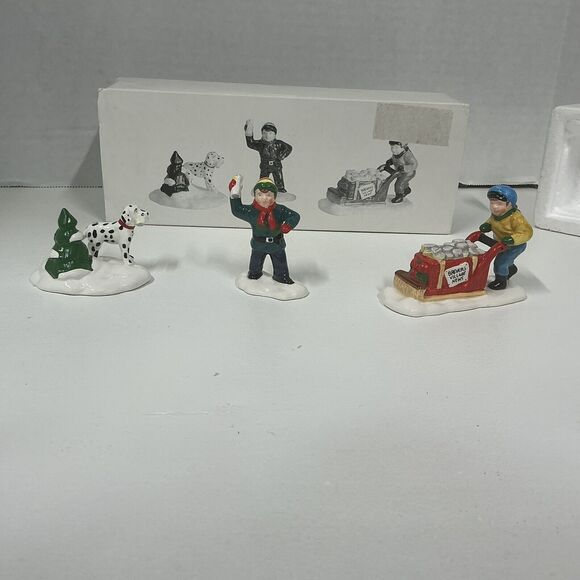 "EARLY MORNING DELIVERY" DEPT 56 THE SNOW VILLAGE #5431-3 - Picture 4 of 13